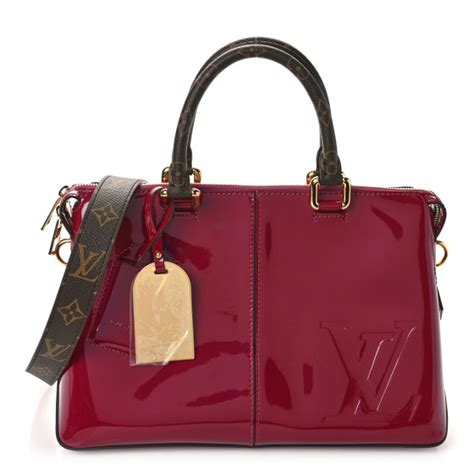 lv miroir|LOUIS VUITTON Patent Calfskin Miroir Tote Magenta 1401247.